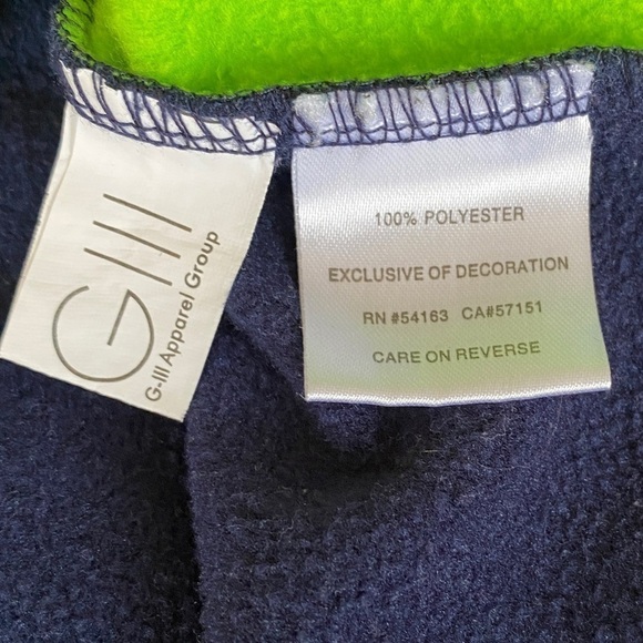 G-lll Sports Apparel Seattle Seahawks Fleece Lined Pullover 1/4 Zip NFL Men L - Picture 9 of 15